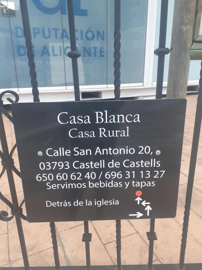 Casa Blanca Bed & Breakfast Castell De Castells Dış mekan fotoğraf